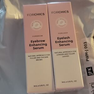 2 Sealed Eyebrow and Eyelash Enhancing Forchics Serum Set